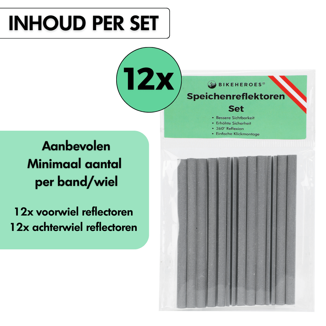 Spaakreflector-Set (12 Stuks)